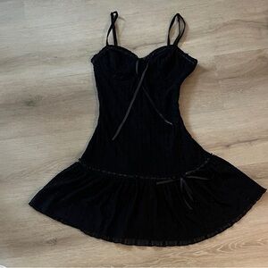 Elegant Black Mini Dress
